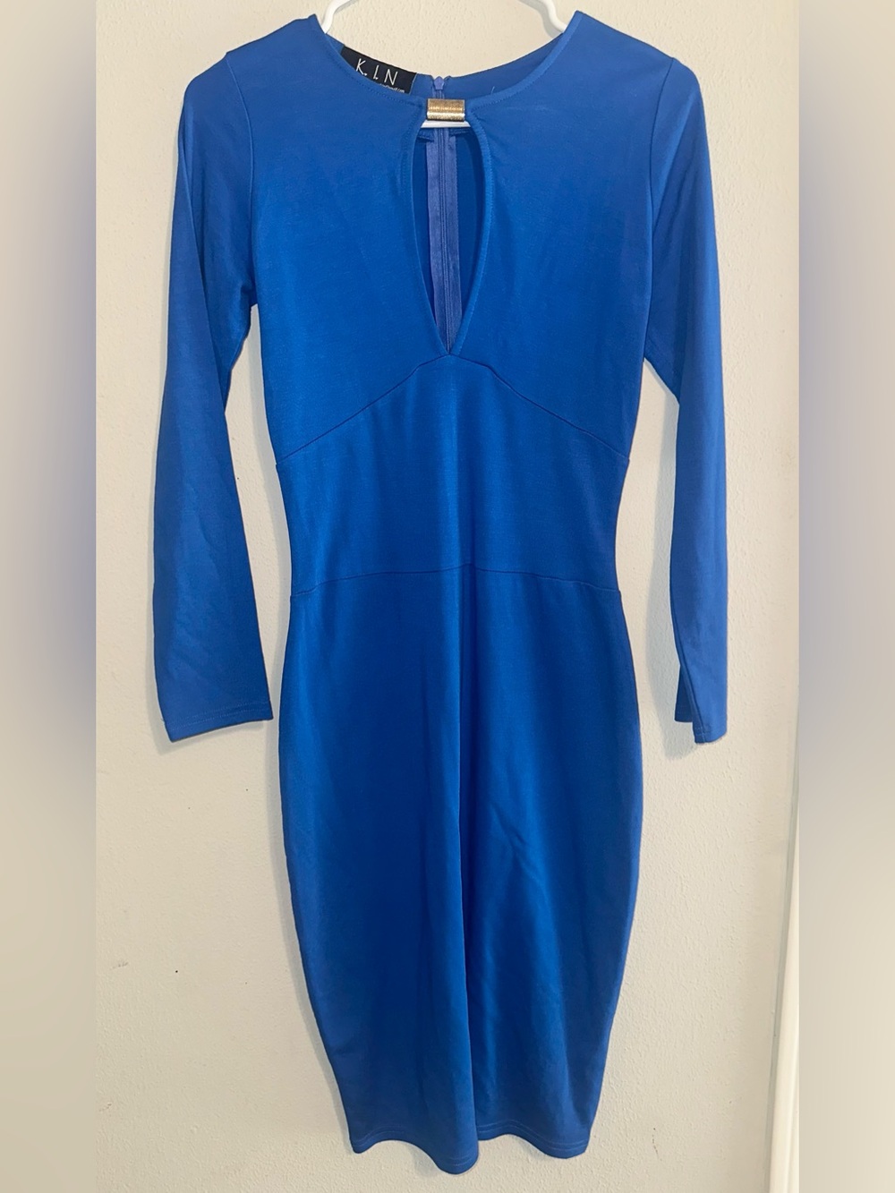 KIN Blue Long Sleeve Dress